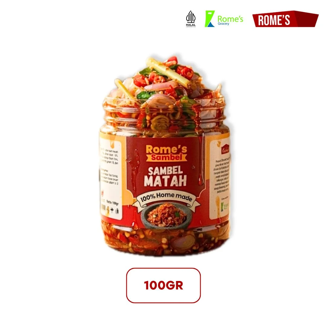 Sambal Sambal Matah Rome's Daily - Sambel Matah Segar Menemani Makan 100g - Romes Daily